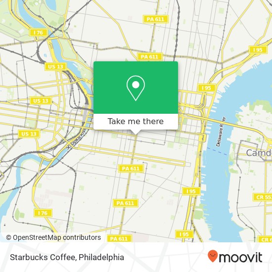 Starbucks Coffee map