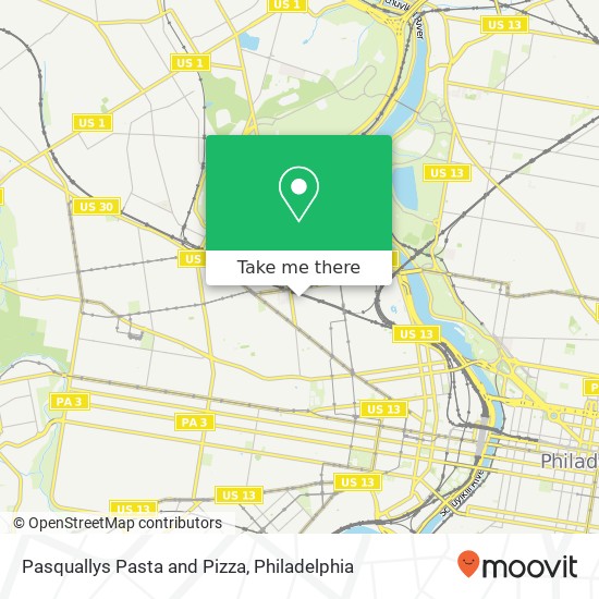 Mapa de Pasquallys Pasta and Pizza