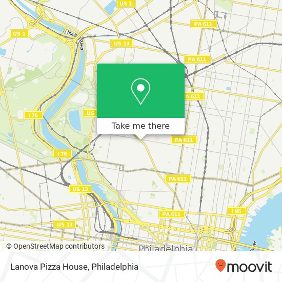 Lanova Pizza House map