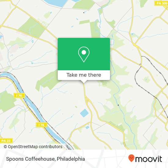 Mapa de Spoons Coffeehouse