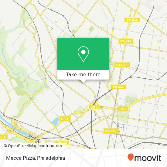 Mecca Pizza map