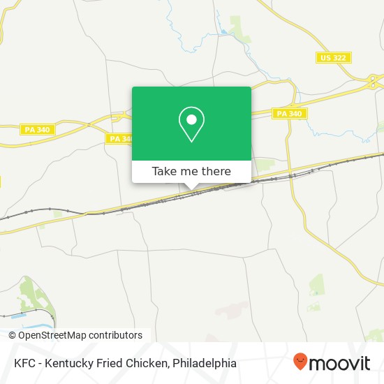 Mapa de KFC - Kentucky Fried Chicken