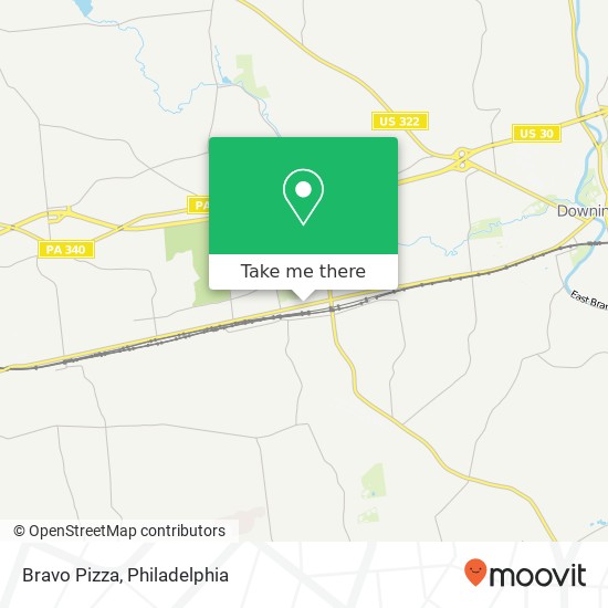 Bravo Pizza map