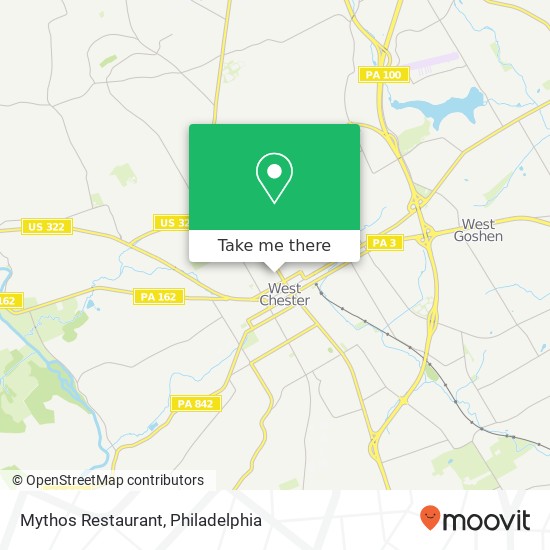 Mythos Restaurant map