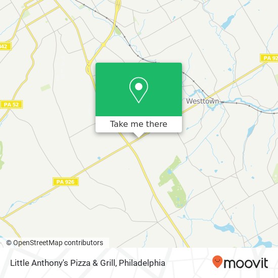 Mapa de Little Anthony's Pizza & Grill