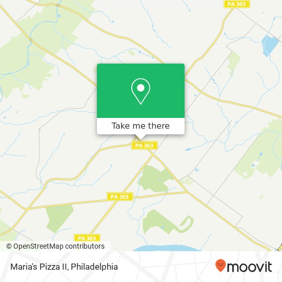 Maria's Pizza II map