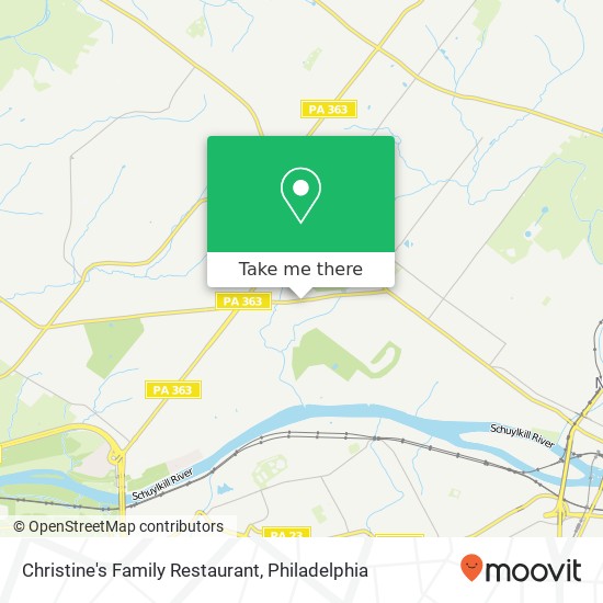 Christine's Family Restaurant map