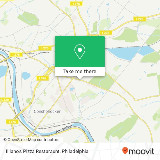 Illiano's Pizza Restaraunt map