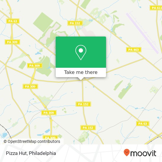 Pizza Hut map