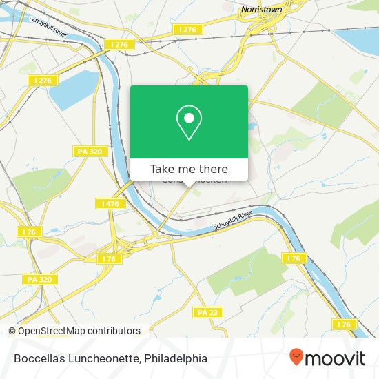 Boccella's Luncheonette map
