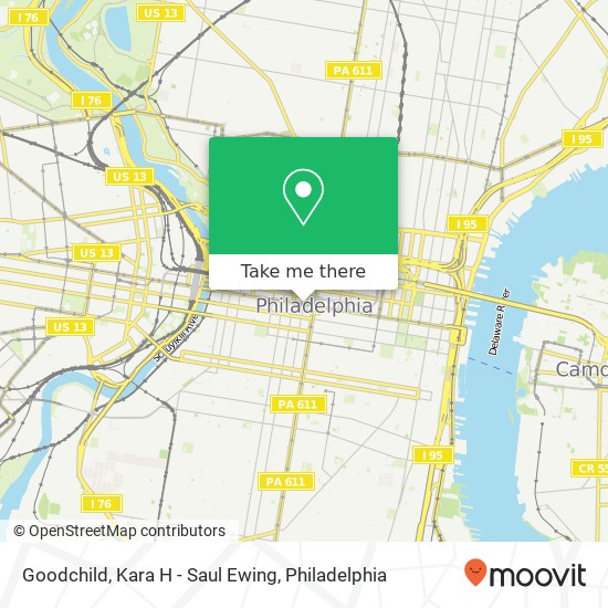 Goodchild, Kara H - Saul Ewing map