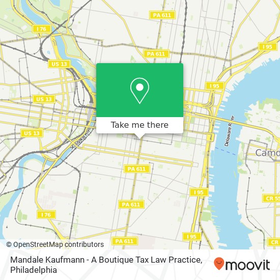 Mapa de Mandale Kaufmann - A Boutique Tax Law Practice