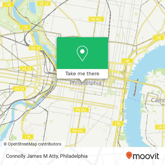 Connolly James M Atty map