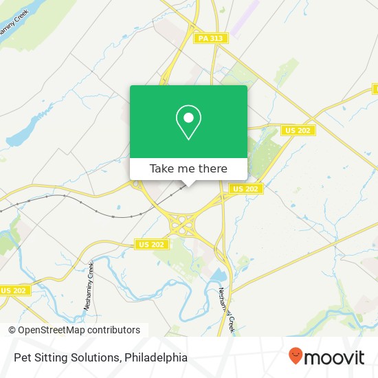 Pet Sitting Solutions map