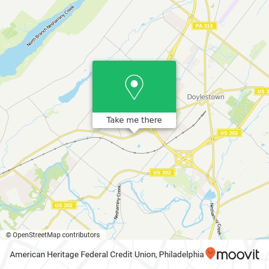 American Heritage Federal Credit Union map