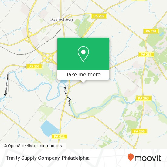 Trinity Supply Company map