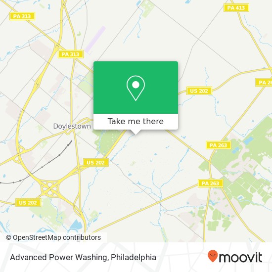 Mapa de Advanced Power Washing