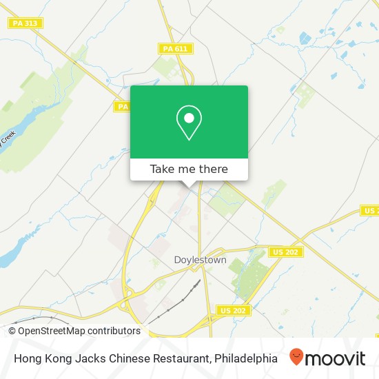 Mapa de Hong Kong Jacks Chinese Restaurant