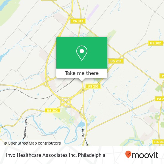 Mapa de Invo Healthcare Associates Inc