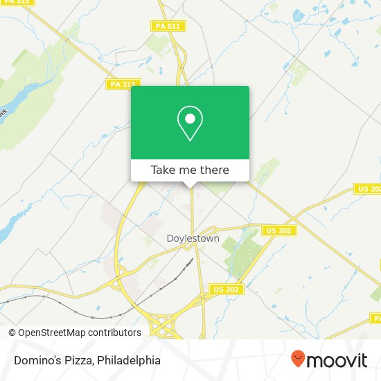 Mapa de Domino's Pizza