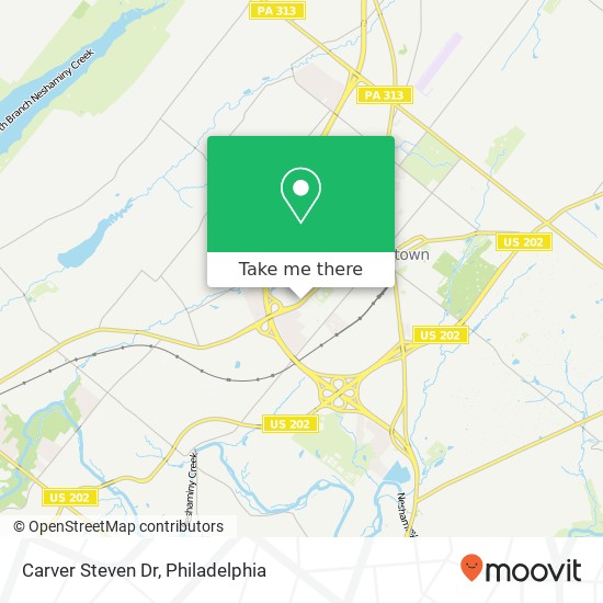 Carver Steven Dr map