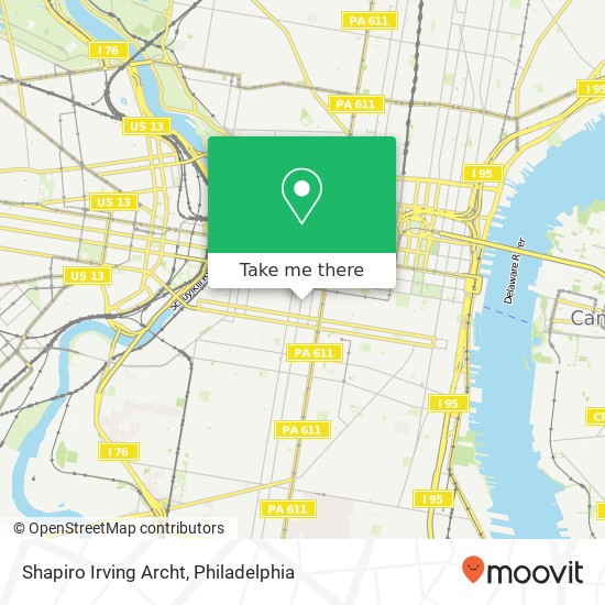 Shapiro Irving Archt map