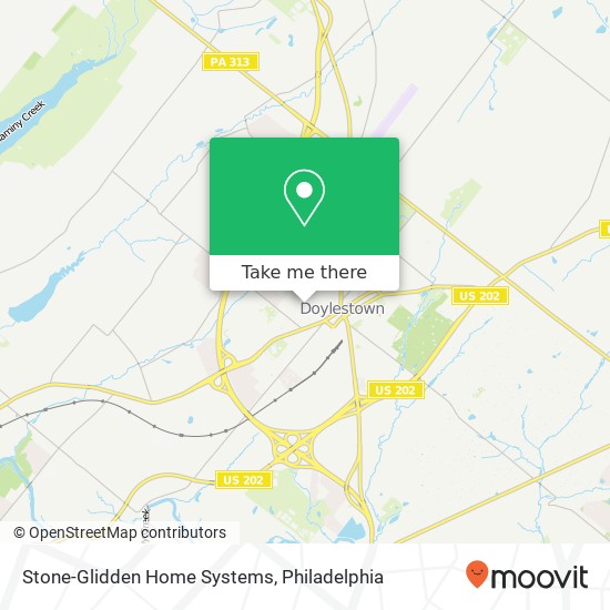 Mapa de Stone-Glidden Home Systems