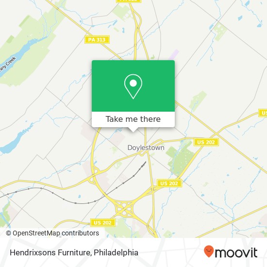 Mapa de Hendrixsons Furniture