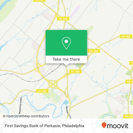 Mapa de First Savings Bank of Perkasie