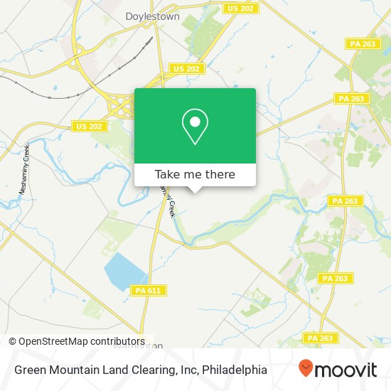 Mapa de Green Mountain Land Clearing, Inc