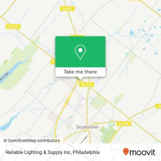 Reliable Lighting & Supply Inc map