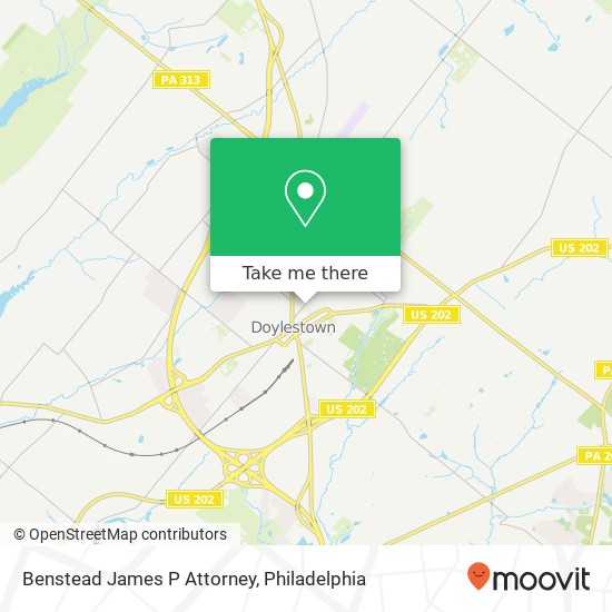 Mapa de Benstead James P Attorney