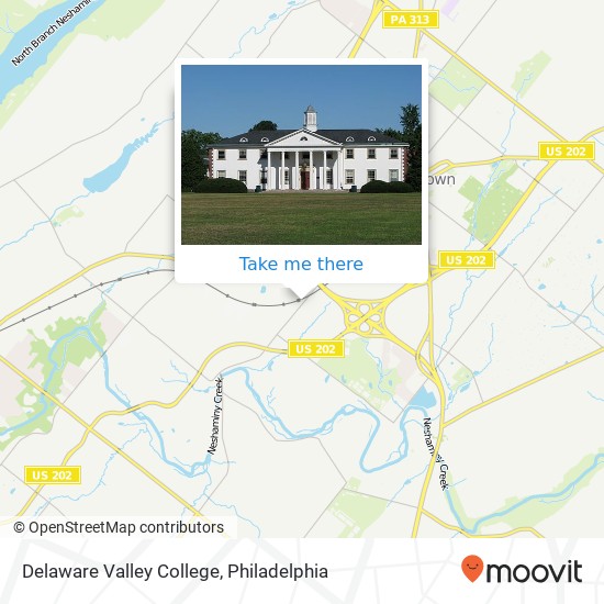 Delaware Valley College map