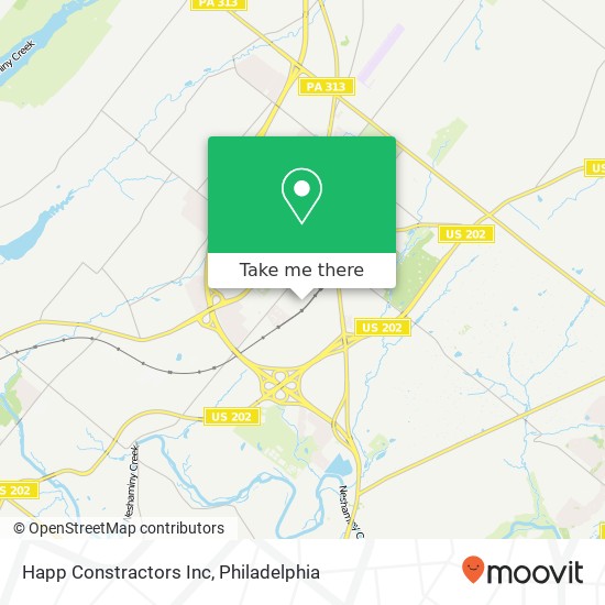 Mapa de Happ Constractors Inc