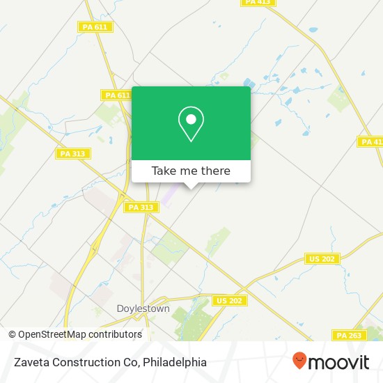Mapa de Zaveta Construction Co