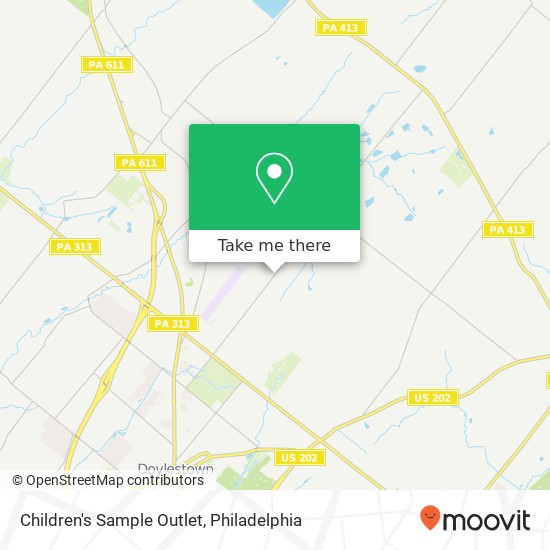 Mapa de Children's Sample Outlet