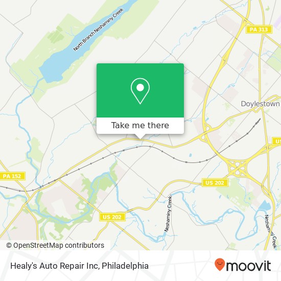 Mapa de Healy's Auto Repair Inc