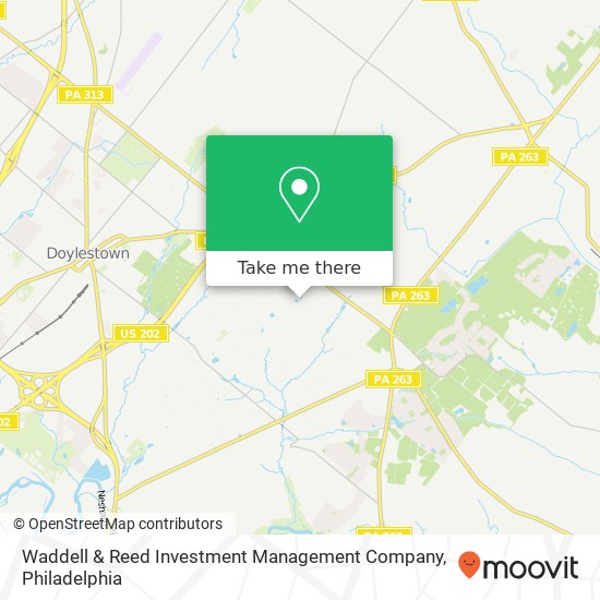Waddell & Reed Investment Management Company map