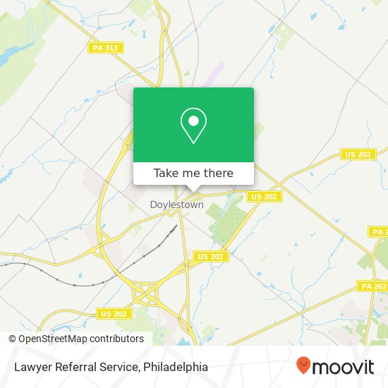 Mapa de Lawyer Referral Service