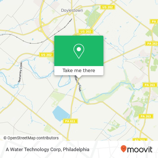 A Water Technology Corp map