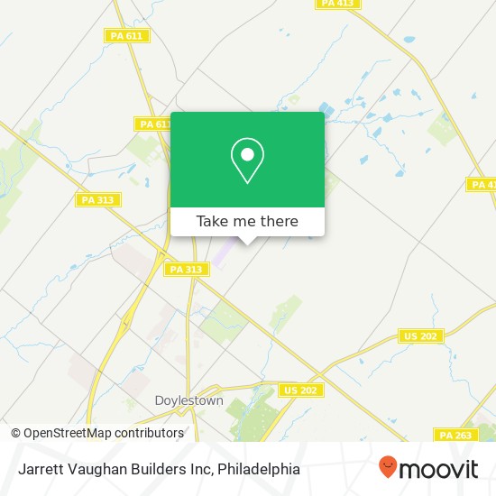 Mapa de Jarrett Vaughan Builders Inc