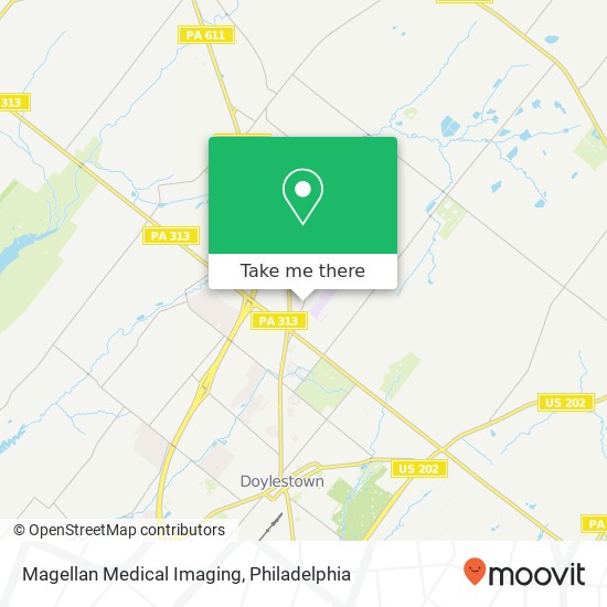 Magellan Medical Imaging map