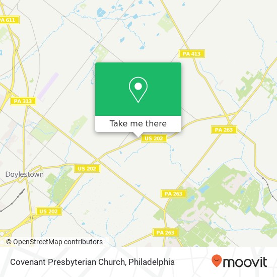 Mapa de Covenant Presbyterian Church