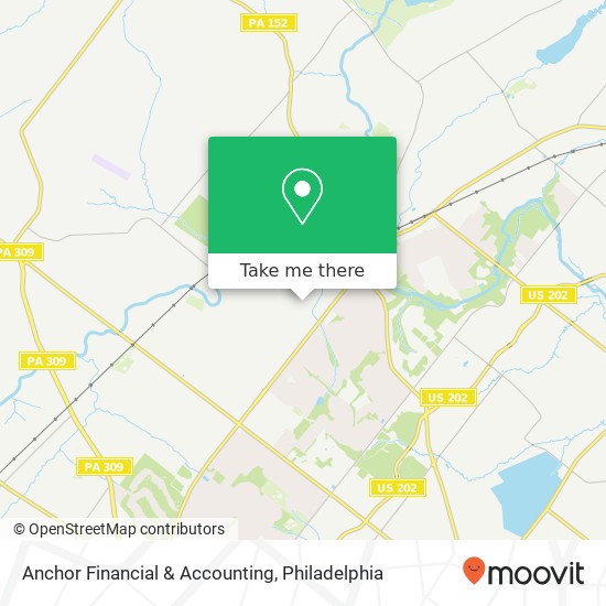 Anchor Financial & Accounting map