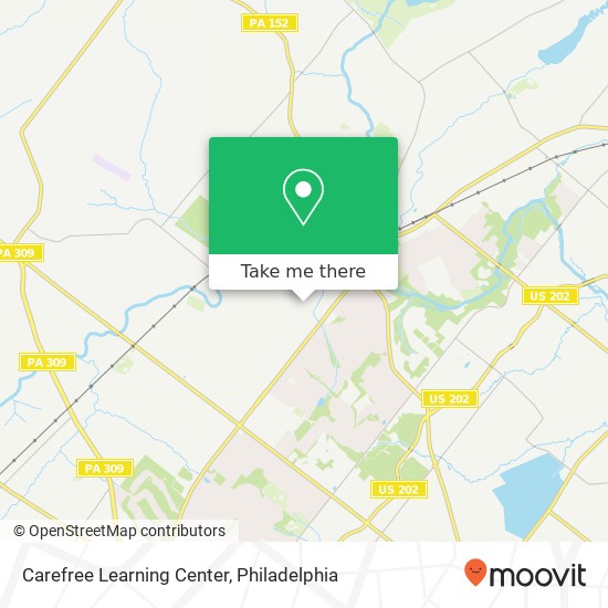 Carefree Learning Center map