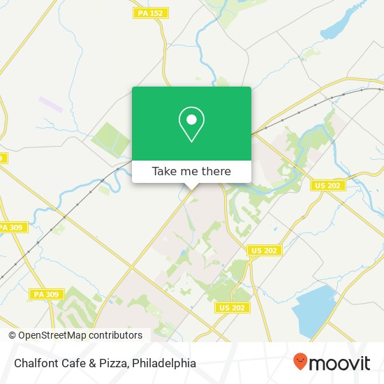 Chalfont Cafe & Pizza map