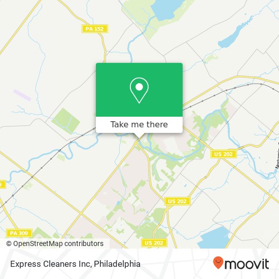 Mapa de Express Cleaners Inc