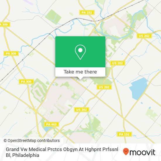 Grand Vw Medical Prctcs Obgyn At Hghpnt Prfssnl Bl map