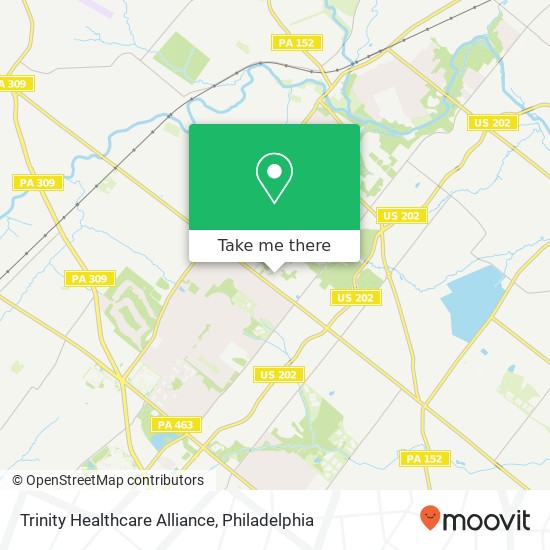 Trinity Healthcare Alliance map