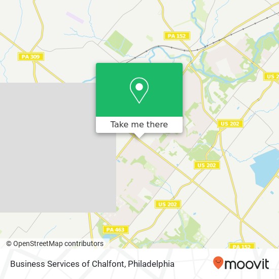 Business Services of Chalfont map
